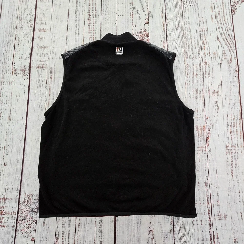 Z Zegna TechMerino Black Quilted Zip Vest Wool Mixed Media Luxury Gilet 3XL - Picture 9 of 15